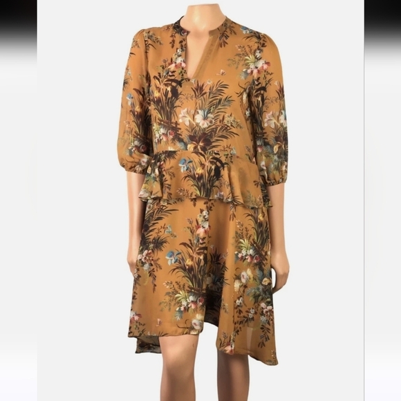 Anthropologie dRA Angeles Printed FlutterSleeve Shirtdress Multi.Size MP - Picture 10 of 16
